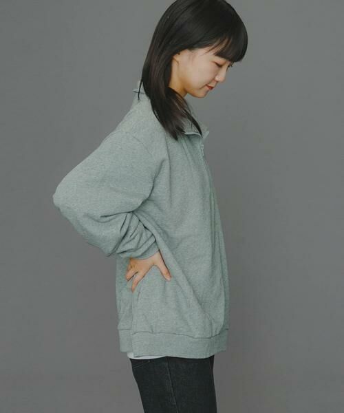 SENSE OF PLACE by URBAN RESEARCH / センスオブプレイス バイ アーバンリサーチ スウェット | 『ユニセックス』Uiscel　ヘビーウエイトハーフZIPスウェットシャツ | 詳細1