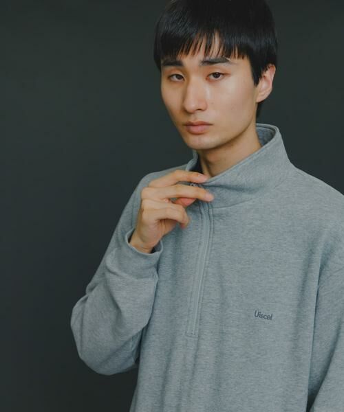 SENSE OF PLACE by URBAN RESEARCH / センスオブプレイス バイ アーバンリサーチ スウェット | 『ユニセックス』Uiscel　ヘビーウエイトハーフZIPスウェットシャツ | 詳細11