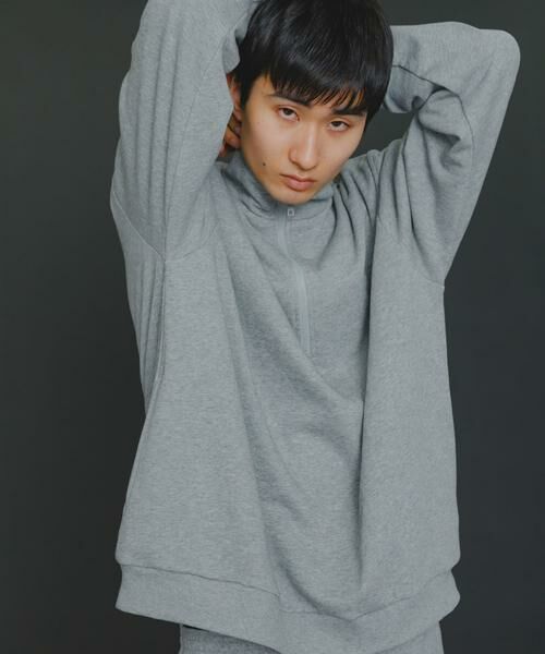 SENSE OF PLACE by URBAN RESEARCH / センスオブプレイス バイ アーバンリサーチ スウェット | 『ユニセックス』Uiscel　ヘビーウエイトハーフZIPスウェットシャツ | 詳細12