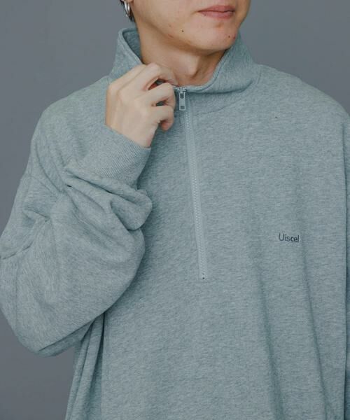 SENSE OF PLACE by URBAN RESEARCH / センスオブプレイス バイ アーバンリサーチ スウェット | 『ユニセックス』Uiscel　ヘビーウエイトハーフZIPスウェットシャツ | 詳細18