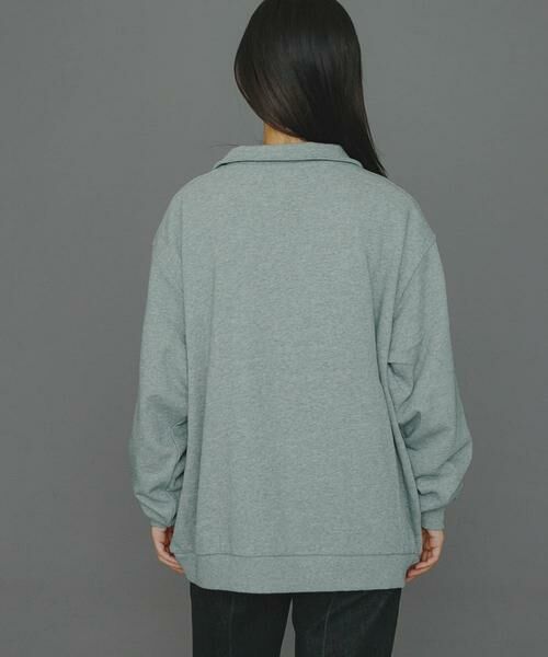 SENSE OF PLACE by URBAN RESEARCH / センスオブプレイス バイ アーバンリサーチ スウェット | 『ユニセックス』Uiscel　ヘビーウエイトハーフZIPスウェットシャツ | 詳細2