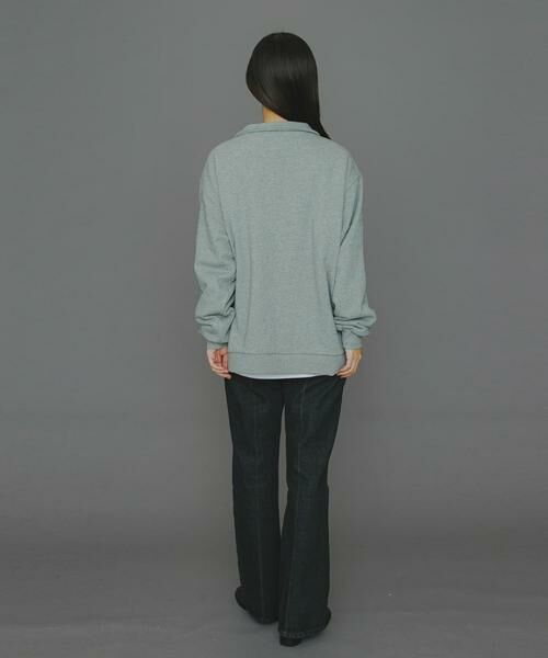 SENSE OF PLACE by URBAN RESEARCH / センスオブプレイス バイ アーバンリサーチ スウェット | 『ユニセックス』Uiscel　ヘビーウエイトハーフZIPスウェットシャツ | 詳細6