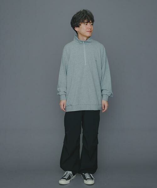 SENSE OF PLACE by URBAN RESEARCH / センスオブプレイス バイ アーバンリサーチ スウェット | 『ユニセックス』Uiscel　ヘビーウエイトハーフZIPスウェットシャツ | 詳細8