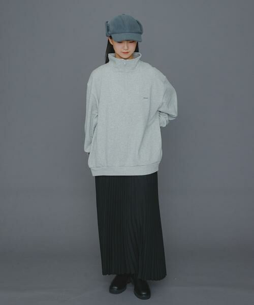SENSE OF PLACE by URBAN RESEARCH / センスオブプレイス バイ アーバンリサーチ スウェット | 『ユニセックス』Uiscel　ヘビーウエイトハーフZIPスウェットシャツ | 詳細29