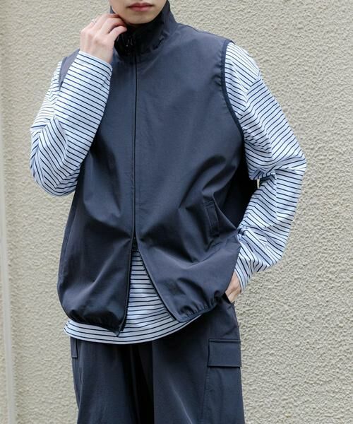 SENSE OF PLACE by URBAN RESEARCH / センスオブプレイス バイ アーバンリサーチ その他アウター | Uiscel　リップストップスタンドカラーベスト | 詳細2