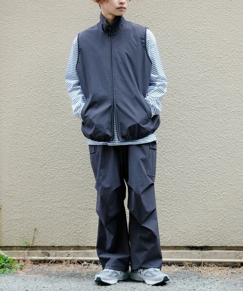 SENSE OF PLACE by URBAN RESEARCH / センスオブプレイス バイ アーバンリサーチ その他アウター | Uiscel　リップストップスタンドカラーベスト | 詳細5