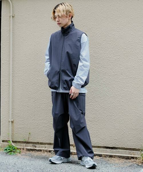 SENSE OF PLACE by URBAN RESEARCH / センスオブプレイス バイ アーバンリサーチ その他アウター | Uiscel　リップストップスタンドカラーベスト | 詳細7