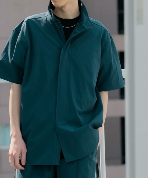 SENSE OF PLACE by URBAN RESEARCH / センスオブプレイス バイ アーバンリサーチ シャツ・ブラウス | Uiscel　4wayストレッチサイドジップルーズシャツ | 詳細8