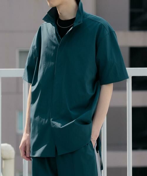 SENSE OF PLACE by URBAN RESEARCH / センスオブプレイス バイ アーバンリサーチ シャツ・ブラウス | Uiscel　4wayストレッチサイドジップルーズシャツ | 詳細9