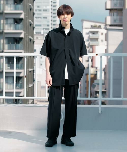 SENSE OF PLACE by URBAN RESEARCH / センスオブプレイス バイ アーバンリサーチ シャツ・ブラウス | Uiscel　4wayストレッチサイドジップルーズシャツ | 詳細25