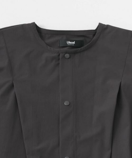SENSE OF PLACE by URBAN RESEARCH / センスオブプレイス バイ アーバンリサーチ シャツ・ブラウス | Uiscel 4WAYストレッチタックノーカラーシャツ5分袖 | 詳細10