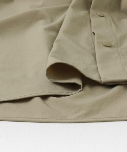 SENSE OF PLACE by URBAN RESEARCH / センスオブプレイス バイ アーバンリサーチ シャツ・ブラウス | Uiscel 4WAYストレッチタックノーカラーシャツ5分袖 | 詳細20