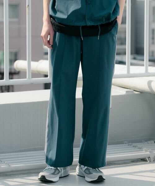 SENSE OF PLACE by URBAN RESEARCH/センスオブプレイス バイ アーバンリサーチ Uiscel 4wayストレッチサイドラインパンツ ブルー L SENSE OF PLACE by URBAN RESEARCH/センスオブプレイス バイ アーバンリサーチ Uiscel 4wayストレッチサイドラインパンツ ブルー L