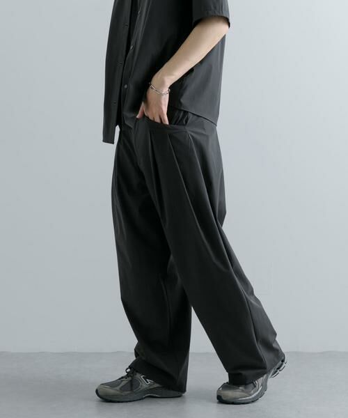 SENSE OF PLACE by URBAN RESEARCH / センスオブプレイス バイ アーバンリサーチ その他パンツ | Uiscel 4WAYストレッチ2タックワイドパンツ | 詳細1