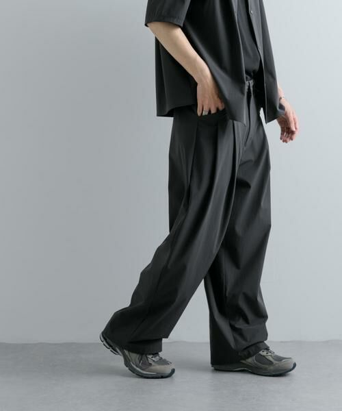SENSE OF PLACE by URBAN RESEARCH / センスオブプレイス バイ アーバンリサーチ その他パンツ | Uiscel 4WAYストレッチ2タックワイドパンツ | 詳細2