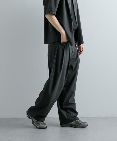 SENSE OF PLACE by URBAN RESEARCH / センスオブプレイス バイ アーバンリサーチ その他パンツ | Uiscel 4WAYストレッチ2タックワイドパンツ | 詳細3