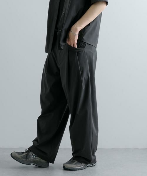 SENSE OF PLACE by URBAN RESEARCH / センスオブプレイス バイ アーバンリサーチ その他パンツ | Uiscel 4WAYストレッチ2タックワイドパンツ | 詳細5