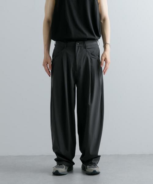 SENSE OF PLACE by URBAN RESEARCH / センスオブプレイス バイ アーバンリサーチ その他パンツ | Uiscel 4WAYストレッチ2タックワイドパンツ | 詳細8