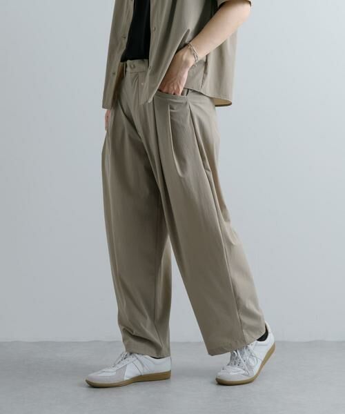 SENSE OF PLACE by URBAN RESEARCH / センスオブプレイス バイ アーバンリサーチ その他パンツ | Uiscel 4WAYストレッチ2タックワイドパンツ | 詳細17
