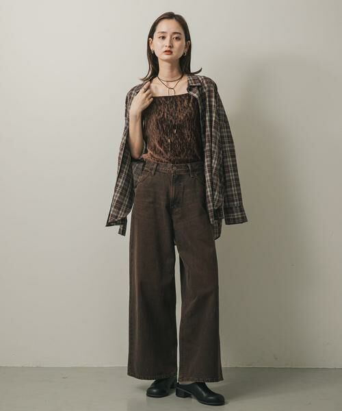 SENSE OF PLACE by URBAN RESEARCH / センスオブプレイス バイ アーバンリサーチ デニムパンツ | 『別注』Lee101×SENSE OF PLACE　WIDEPANTS | 詳細7