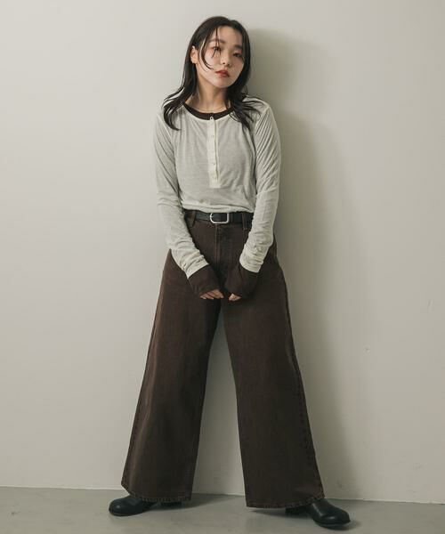 SENSE OF PLACE by URBAN RESEARCH / センスオブプレイス バイ アーバンリサーチ デニムパンツ | 『別注』Lee101×SENSE OF PLACE　WIDEPANTS | 詳細9