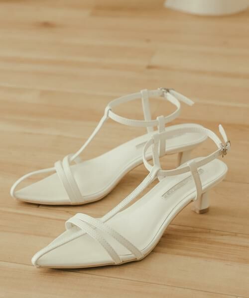 SENSE OF PLACE by URBAN RESEARCH / センスオブプレイス バイ アーバンリサーチ サンダル | ポインテッドナローストラップサンダル | 詳細10