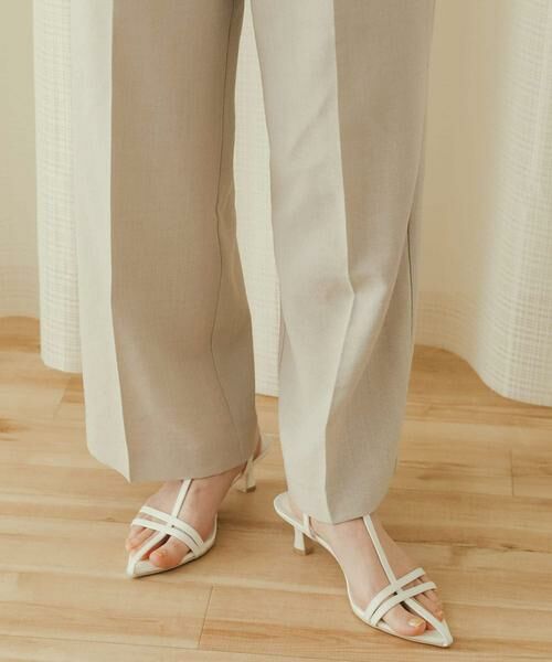 SENSE OF PLACE by URBAN RESEARCH / センスオブプレイス バイ アーバンリサーチ サンダル | ポインテッドナローストラップサンダル | 詳細5