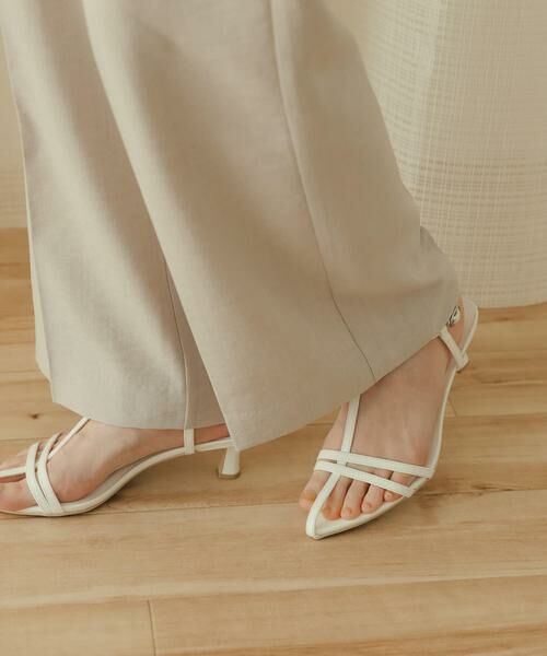 SENSE OF PLACE by URBAN RESEARCH / センスオブプレイス バイ アーバンリサーチ サンダル | ポインテッドナローストラップサンダル | 詳細6
