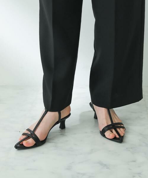 SENSE OF PLACE by URBAN RESEARCH / センスオブプレイス バイ アーバンリサーチ サンダル | ポインテッドナローストラップサンダル | 詳細17