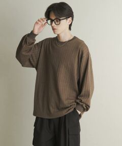 SENSE OF PLACE by URBAN RESEARCH / センスオブプレイス バイ アーバンリサーチ Tシャツ | ライトワッフルクルーネックロングTシャツ