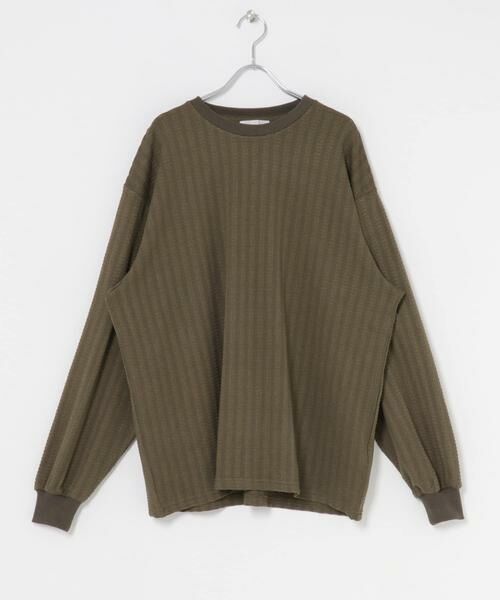 SENSE OF PLACE by URBAN RESEARCH / センスオブプレイス バイ アーバンリサーチ Tシャツ | ライトワッフルクルーネックロングTシャツ | 詳細7