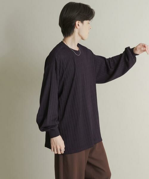 SENSE OF PLACE by URBAN RESEARCH / センスオブプレイス バイ アーバンリサーチ Tシャツ | ライトワッフルクルーネックロングTシャツ | 詳細12