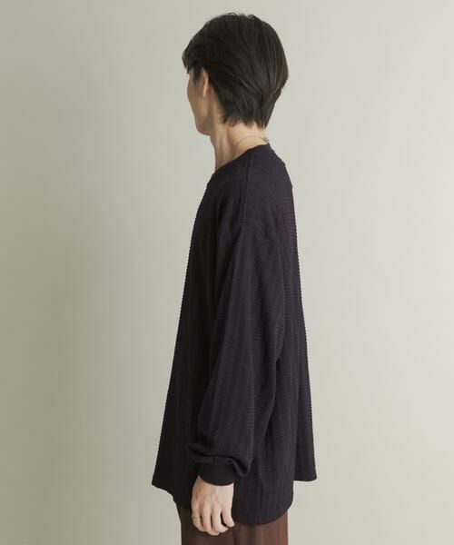 SENSE OF PLACE by URBAN RESEARCH / センスオブプレイス バイ アーバンリサーチ Tシャツ | ライトワッフルクルーネックロングTシャツ | 詳細17