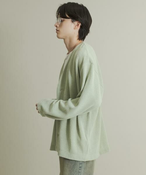 SENSE OF PLACE by URBAN RESEARCH / センスオブプレイス バイ アーバンリサーチ カーディガン・ボレロ | ウールタッチジャージカーディガン | 詳細2