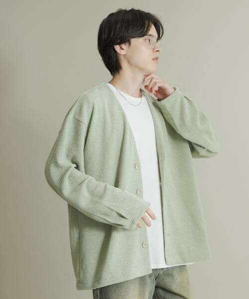 SENSE OF PLACE by URBAN RESEARCH / センスオブプレイス バイ アーバンリサーチ カーディガン・ボレロ | ウールタッチジャージカーディガン | 詳細4