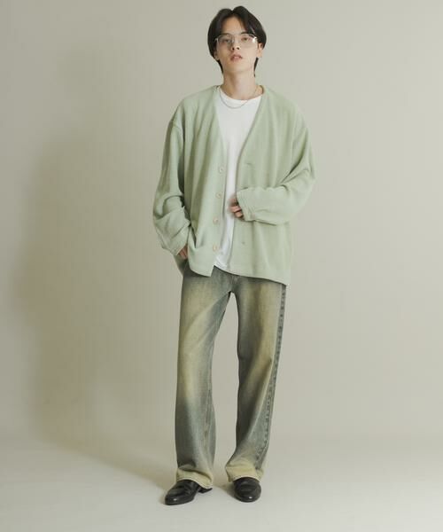 SENSE OF PLACE by URBAN RESEARCH / センスオブプレイス バイ アーバンリサーチ カーディガン・ボレロ | ウールタッチジャージカーディガン | 詳細5