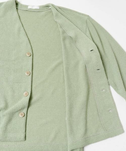 SENSE OF PLACE by URBAN RESEARCH / センスオブプレイス バイ アーバンリサーチ カーディガン・ボレロ | ウールタッチジャージカーディガン | 詳細8