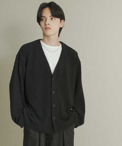 SENSE OF PLACE by URBAN RESEARCH / センスオブプレイス バイ アーバンリサーチ カーディガン・ボレロ | ウールタッチジャージカーディガン | 詳細15