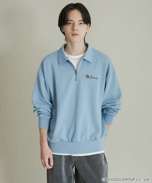 SENSE OF PLACE by URBAN RESEARCH / センスオブプレイス バイ アーバンリサーチ スウェット | PICASSO ハーフジップスウェット | 詳細2