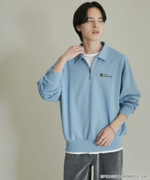 SENSE OF PLACE by URBAN RESEARCH / センスオブプレイス バイ アーバンリサーチ スウェット | PICASSO ハーフジップスウェット | 詳細3
