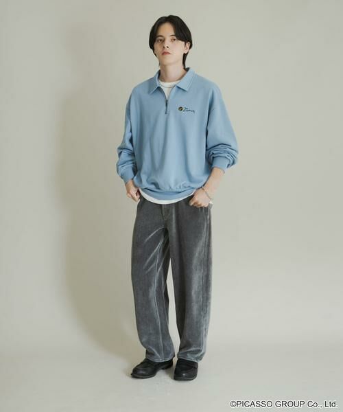 SENSE OF PLACE by URBAN RESEARCH / センスオブプレイス バイ アーバンリサーチ スウェット | PICASSO ハーフジップスウェット | 詳細7