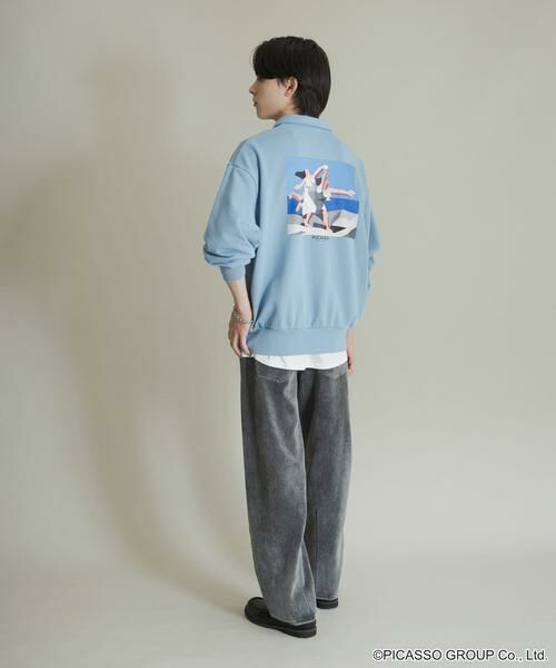 SENSE OF PLACE by URBAN RESEARCH / センスオブプレイス バイ アーバンリサーチ スウェット | PICASSO ハーフジップスウェット | 詳細8