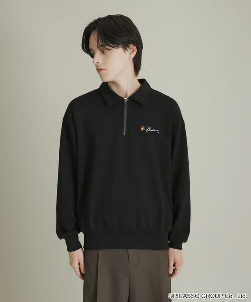 SENSE OF PLACE by URBAN RESEARCH / センスオブプレイス バイ アーバンリサーチ スウェット | PICASSO ハーフジップスウェット | 詳細24