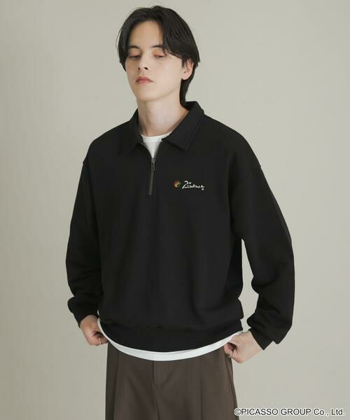 SENSE OF PLACE by URBAN RESEARCH / センスオブプレイス バイ アーバンリサーチ スウェット | PICASSO ハーフジップスウェット | 詳細16