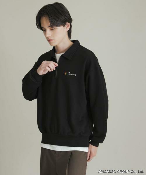 SENSE OF PLACE by URBAN RESEARCH / センスオブプレイス バイ アーバンリサーチ スウェット | PICASSO ハーフジップスウェット | 詳細17