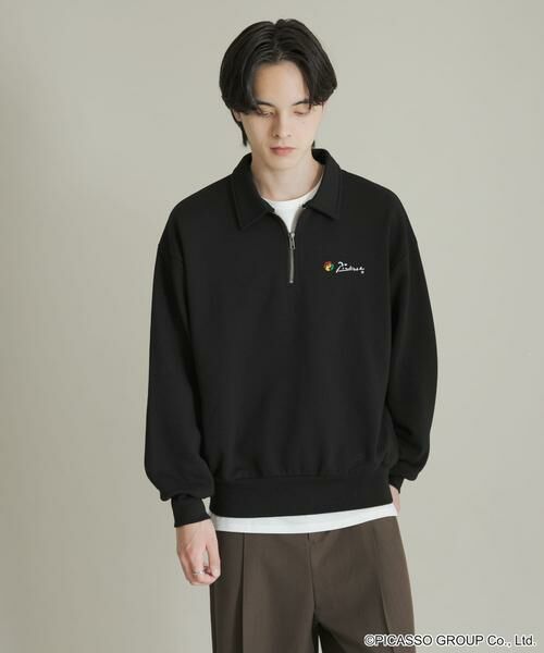 SENSE OF PLACE by URBAN RESEARCH / センスオブプレイス バイ アーバンリサーチ スウェット | PICASSO ハーフジップスウェット | 詳細18