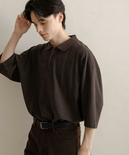 SENSE OF PLACE by URBAN RESEARCH / センスオブプレイス バイ アーバンリサーチ ポロシャツ | スラブカノコエクストラルーズポロシャツ | 詳細1