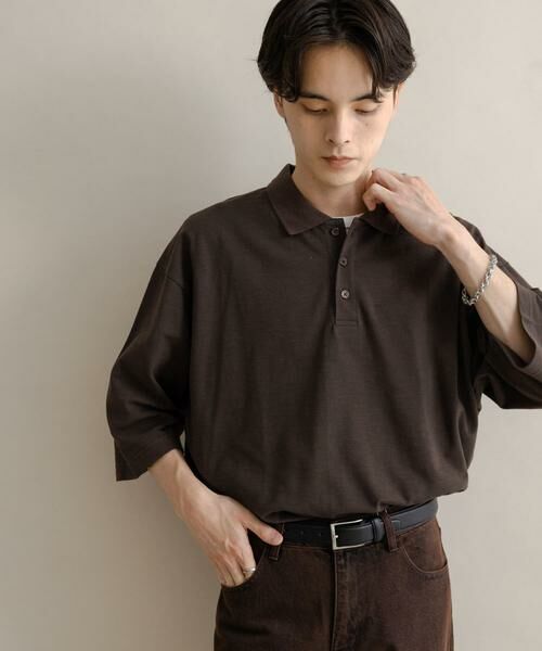 SENSE OF PLACE by URBAN RESEARCH / センスオブプレイス バイ アーバンリサーチ ポロシャツ | スラブカノコエクストラルーズポロシャツ | 詳細2