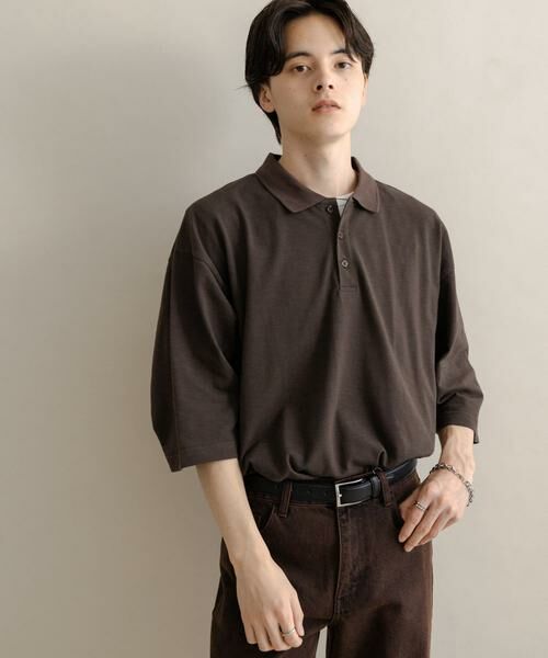 SENSE OF PLACE by URBAN RESEARCH / センスオブプレイス バイ アーバンリサーチ ポロシャツ | スラブカノコエクストラルーズポロシャツ | 詳細3