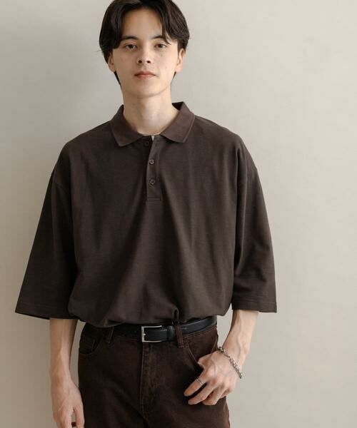 SENSE OF PLACE by URBAN RESEARCH / センスオブプレイス バイ アーバンリサーチ ポロシャツ | スラブカノコエクストラルーズポロシャツ | 詳細4
